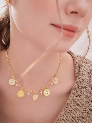 Collar Multicharms Religioso